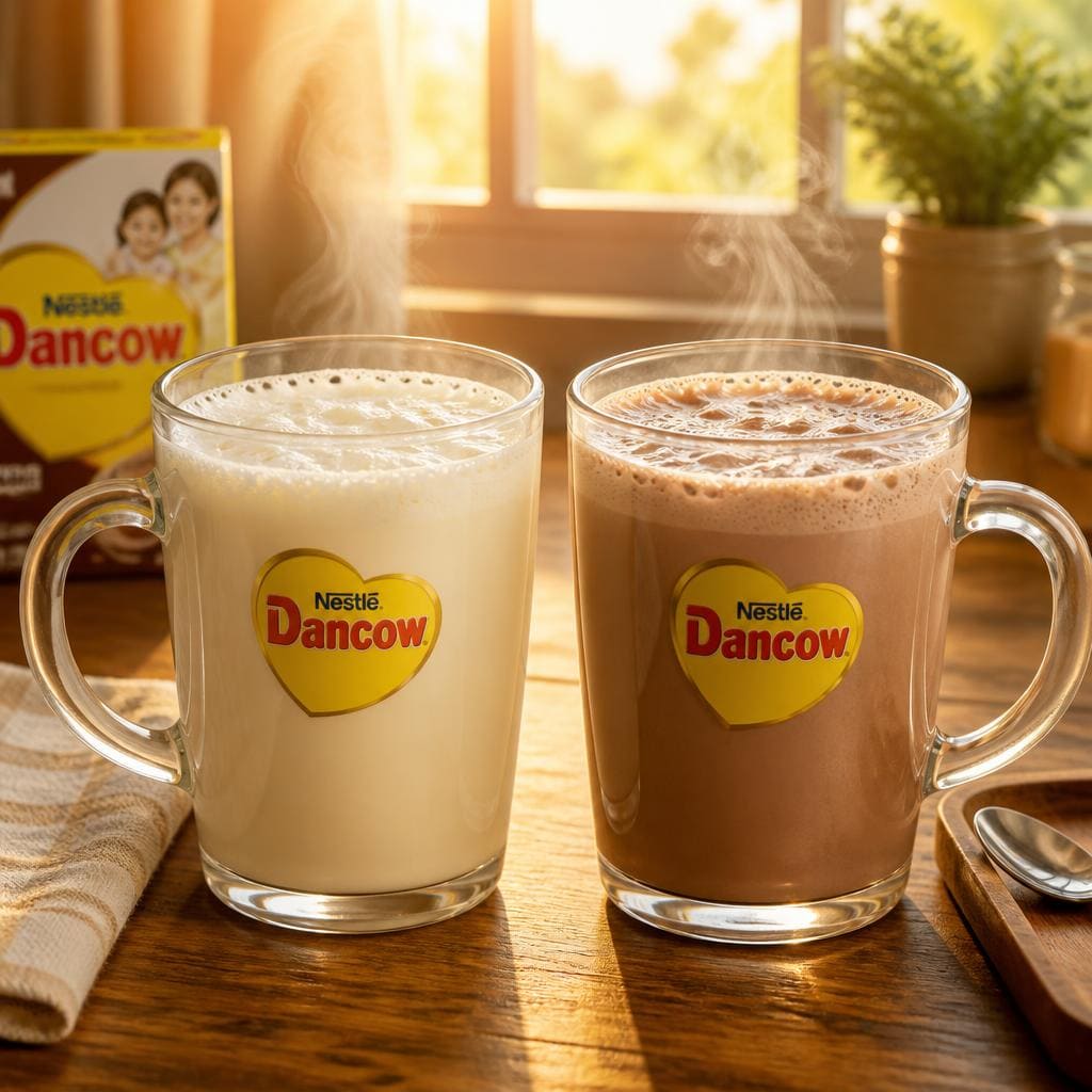 Susu Dancow Warkop Fresh pilihan putih dan coklat